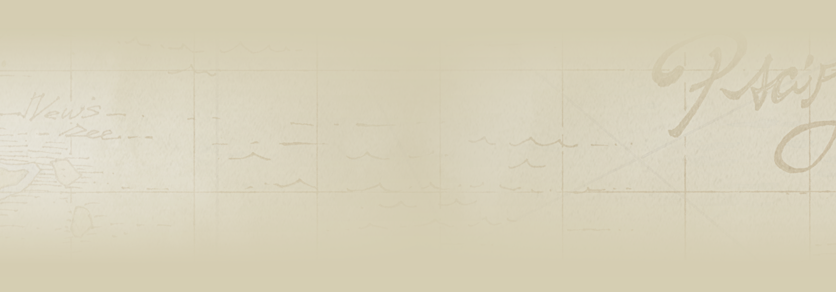 Tan/Light Gold background with faded pirate treasure map